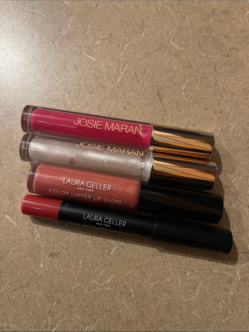 Bundle Josie (4) Maran & Laura Geller Lip Gloss and Crayon Set